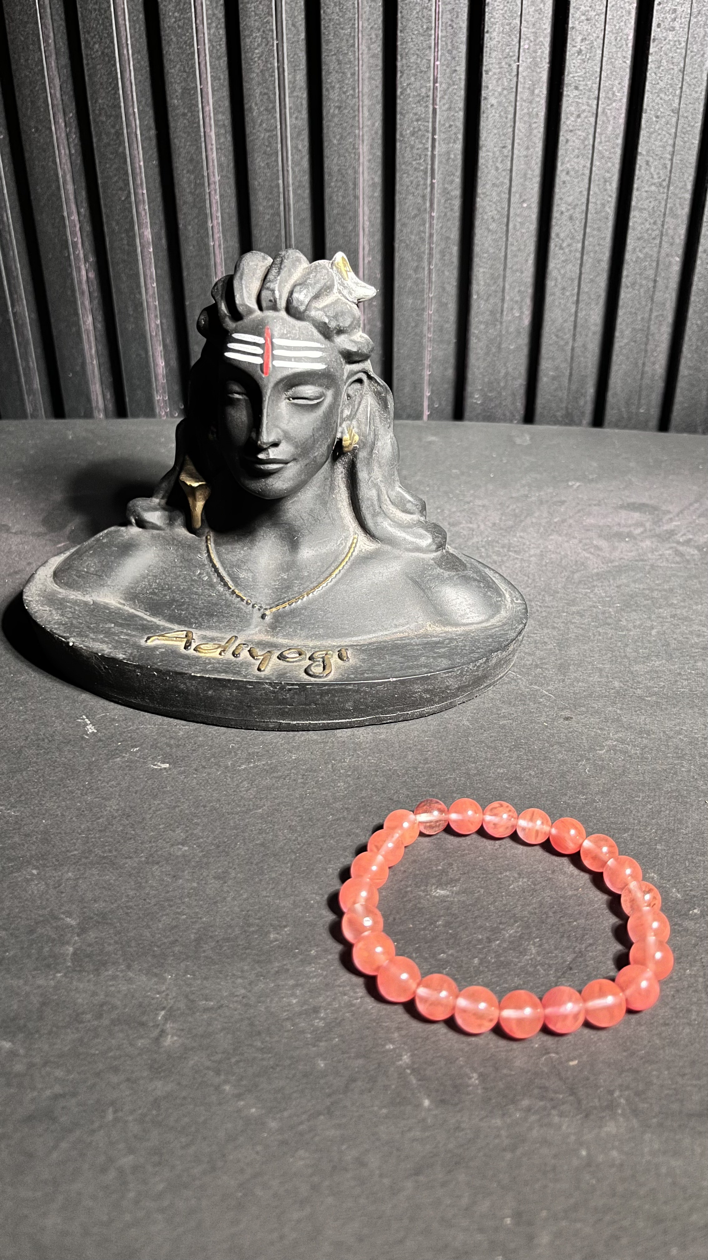 Cherry Quartz Crystal Bracelet